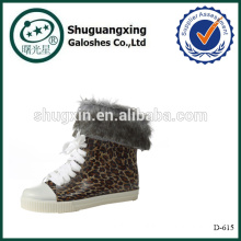 rainy shoes fashion gumboots warm| D-615